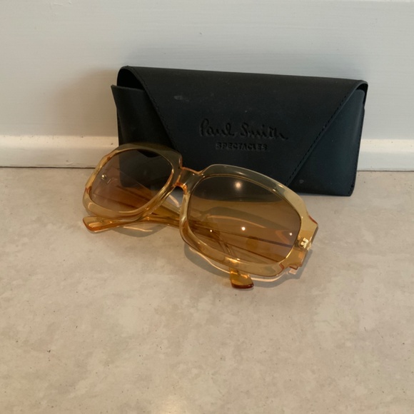 Paul Smith PALMER Sunglasses Translucent Brown w/ main image 6